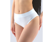 GINA dámské kalhotky klasické, širší bok, šité, jednobarevné Disco Solid 10239P  - bílá  38/40 - Bílá