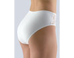 GINA dámské kalhotky klasické, širší bok, šité, s krajkou, jednobarevné  10154P  - bílá  50/52