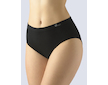 GINA dámské kalhotky klasické ve větších velikostech, větší velikosti, bezešvé, jednobarevné Bamboo Soft 01003P  - černá  XL/XX - černá