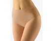 GINA dámské kalhotky klasické mama, větší velikosti, bezešvé, jednobarevné Eco Bamboo 01002P  - béžová  L/XL - Béžová