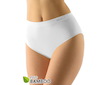 GINA dámské kalhotky klasické ve větších velikostech, větší velikosti, bezešvé, jednobarevné Eco Bamboo 01002P  - bílá  XL/XXL - Bílá