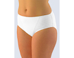 GINA dámské kalhotky klasické ve větších velikostech, větší velikosti, šité, jednobarevné  11054P  - bílá  42/44