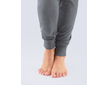 GINA dámské kalhoty dlouhé pyžamové dámské, šité, bokové, šedá XL