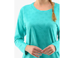 GINA dámské košilka noční dámská dlouhý rukáv, šité, s potiskem Pyžama 2022 19133P  - peprmint šalvěj L
