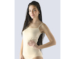 GINA dámské košilka prodloužená, úzká ramínka, bezešvé, jednobarevné Bamboo Soft 08029P  - tělová  M/L - tělová