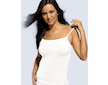 GINA dámské košilka, úzká ramínka, bezešvé, jednobarevné MicroBavlna 08007P  - bílá  S/M - Bílá