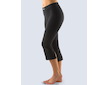 GINA dámské legíny 7/8 délka, 7/8 kalhoty, šité, klasické, jednobarevné  95004P  - černá  XXL