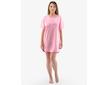 GINA dámské maxitriko dámské krátký rukáv, šité, s potiskem Pyžama 2022 19136P  - magnolie petrolejová XXL - magnolie petrolejová