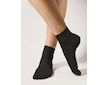 GINA dámské ponožky střední, bezešvé, jednobarevné Bambusové ponožky 82004P  - černá  35/38 - černá