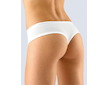 GINA dámské tanga francouzská, francouzské, bezešvé, bokové, jednobarevné Bamboo PureLine 04026P  - bílá  M/L