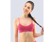 GINA dámské top podprsenkový s úzkými ramínky, úzká ramínka, bezešvé, jednobarevné Bamboo PureLine 07010P  - purpurová  L/XL - Purpurová