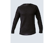 GINA dámské tričko s dlouhým rukávem uni, dlouhý rukáv, šité, jednobarevné Merino Thermolite 88014P  - černá šedá M - černá šedá