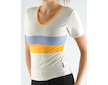 GINA dámské tričko s krátkým rukávem, krátký rukáv, šité  98009P  - písková ocelová S - písková ocelová