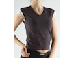 GINA dámské tričko s krátkým rukávem, krátký rukáv, šité  98010P  - melta písková S - melta písková