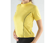 GINA dámské tričko s krátkým rukávem, krátký rukáv, šité  98019P  - citronová černá M - citronová černá
