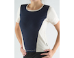 GINA dámské tričko s krátkým rukávem, krátký rukáv, šité  98040P  - písková lékořice S - písková lékořice