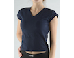 GINA dámské tričko s krátkým rukávem, krátký rukáv, šité, jednobarevné  98022P  - lékořice  M