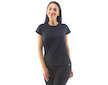 GINA dámské tričko s krátkým rukávem, krátký rukáv, šité, jednobarevné ECO Bamboo Sport 18045P  - černá  L