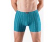 GINA pánské boxerky delší nohavička, šité  74167P  - petrolejová sv. tyrkysová 58/60 - petrolejová sv. tyrkysová