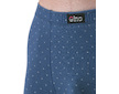 GINA pánské boxerky delší nohavička, šité, s potiskem  74172P  - tm.popel sv. šedá 50/52