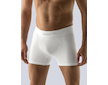 GINA pánské boxerky delší nohavička, bezešvé, jednobarevné Bamboo PureLine 54004P  - bílá  XL/XXL