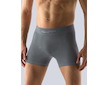 GINA pánské boxerky s delší nohavičkou, delší nohavička, bezešvé, jednobarevné Bamboo PureLine 54004P  - tm. šedá  L/XL - tm. šedá