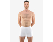 GINA pánské boxerky delší nohavička, bezešvé, jednobarevné Eco Bamboo 54005P  - bílá  M/L
