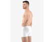GINA pánské boxerky delší nohavička, bezešvé, jednobarevné Eco Bamboo 54005P  - bílá  M/L