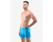 GINA pánské boxerky s delší nohavičkou, delší nohavička, šité, s potiskem Eco Bamboo 74158P  - dunaj pomnenková 54/56