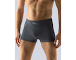 GINA pánské boxerky kratší nohavička, bezešvé, jednobarevné Bamboo Soft 53006P  - tm. šedá  M/L - tm. šedá