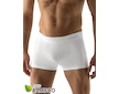 GINA pánské boxerky s kratší nohavičkou, kratší nohavička, bezešvé, jednobarevné Eco Bamboo 53005P  - bílá  L/XL - Bílá