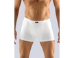 GINA pánské boxerky kratší nohavička, šité, jednobarevné  73068P  - bílá  50/52