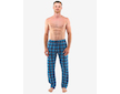 GINA pánské kalhoty dlouhé pyžamové pánské, šité, klasické, s potiskem Pyžama 2022 79141P  - měsíc lékořice XXL - měsíc lékořice