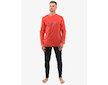 GINA pánské pyžamo dlouhé pánské, šité, s potiskem Pyžama 2022 79127P  - červená černá L - červená černá