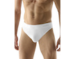 GINA pánské slipy, úzký bok, bezešvé, jednobarevné Eco Bamboo 50004P  - bílá  XL/XXL - Bílá