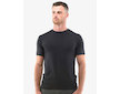 GINA pánské tričko pánské slim fit s krátkým rukávem, krátký rukáv, šité, jednobarevné ECO Bamboo Sport 78005P  - černá  L