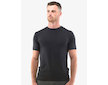 GINA pánské tričko pánské slim fit s krátkým rukávem, krátký rukáv, šité, jednobarevné ECO Bamboo Sport 78005P  - černá  XXL - černá