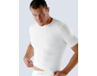 GINA pánské tričko s krátkým rukávem, krátký rukáv, bezešvé, jednobarevné Bamboo PureLine 58003P  - bílá  M/L - Bílá