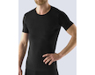 GINA pánské tričko s krátkým rukávem, krátký rukáv, bezešvé, jednobarevné Bamboo Soft 58009P  - černá  L/XL - černá