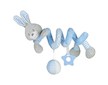 Hračka na postýlku Spirála Baby Mix králík modrý - Modrá