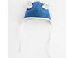 Jarní kojenecká čepička s šátkem na krk New Baby Sebastian modrá