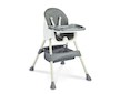 Jídelní židlička 2v1 CARETERO Bill grey - šedá