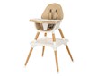 Jídelní židlička 3v1 New Baby Grace beige - Béžová