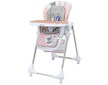 Jídelní židlička Baby Mix Infant pink - Růžová