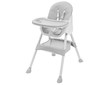 Jídelní židlička Baby Mix Nora dusty grey - šedá