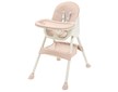 Jídelní židlička Baby Mix Nora dusty pink - Růžová