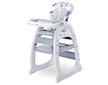 Jídelní židlička CARETERO HOMEE grey - šedá