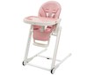 Jídelní židlička Muka NEW BABY dusty pink - Růžová