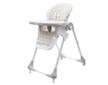 Jídelní židlička NEW BABY Gray Star - ekokůže - šedá