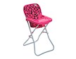 Jídelní židlička pro panenky PlayTo Dorotka růžová - Růžová